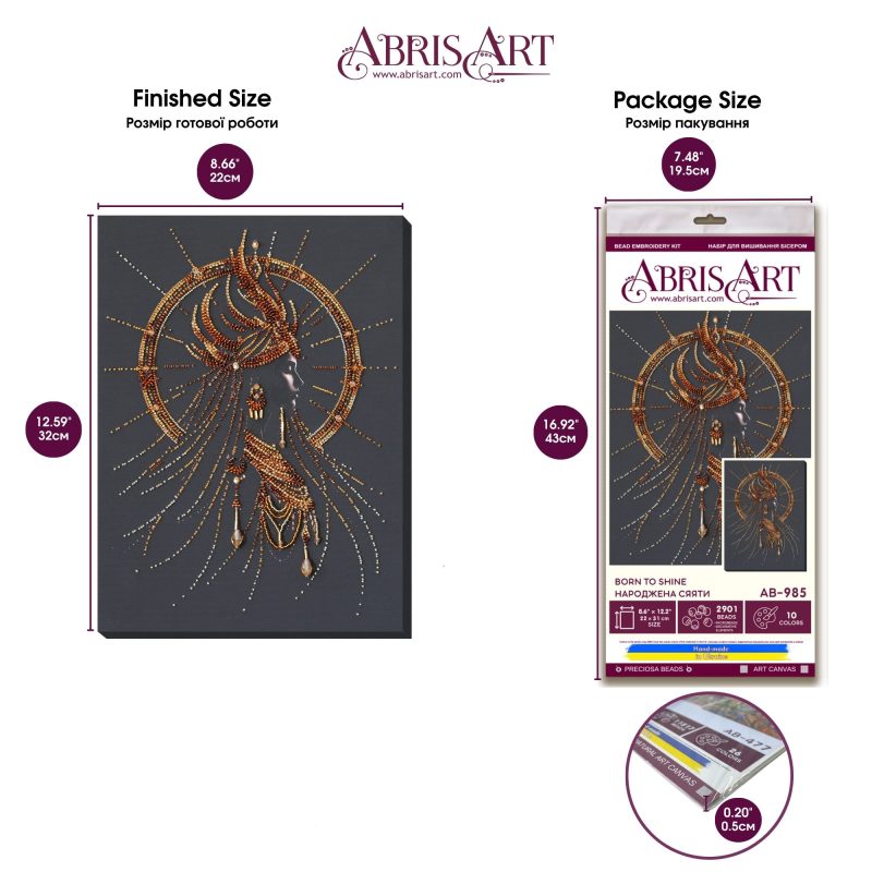 Main Bead Embroidery Kit Born to Shine