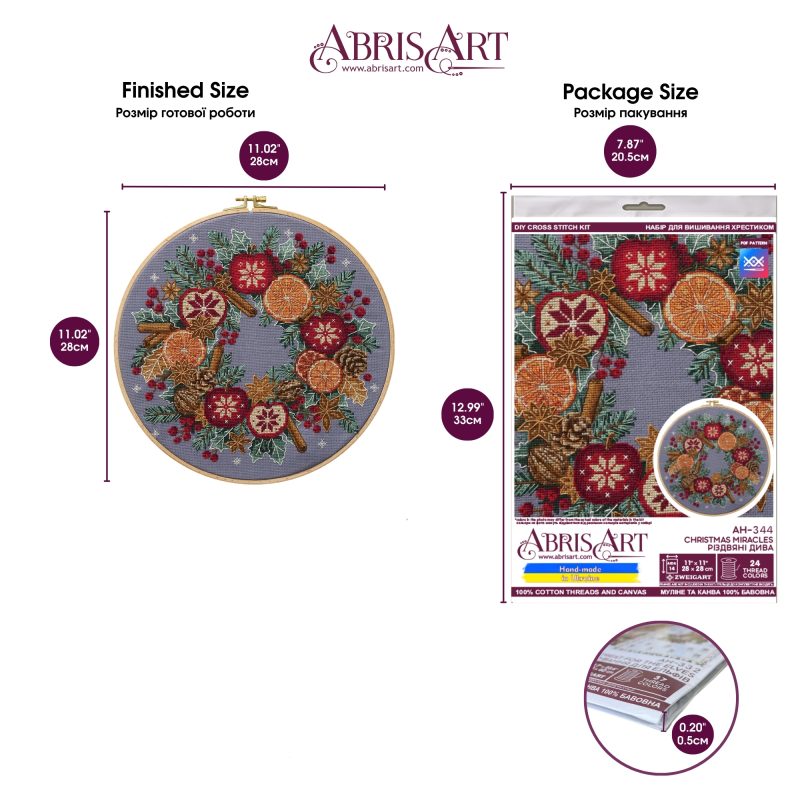 Cross-stitch kits Christmas miracles