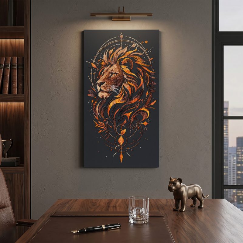 Main Bead Embroidery Kit The King of Beasts