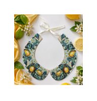 Bead Embroidery Kit on Art Canvas "Collar “Citrus Tenderness”"