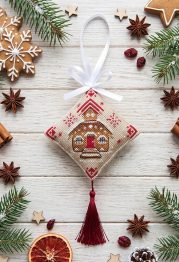 Cross-stitch kits three-dimensional decoration Christmas Treat