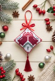 Cross-stitch kits three-dimensional decoration Holiday bells