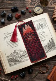 Cross-stitch kits Bookmark "Mountain's magic"