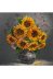 Mini Bead embroidery kit Homely sunflowers