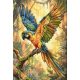 Main Bead Embroidery Kit Colorful Parrot