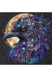 Mini Bead embroidery kit Amber gaze