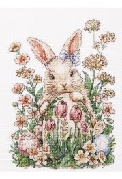 Cross-stitch kits Easter bunny waiting