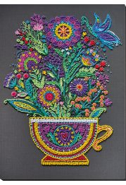Main Bead Embroidery Kit Cup of happiness