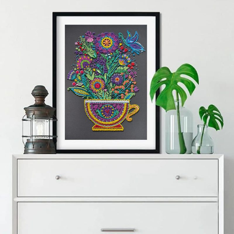 Main Bead Embroidery Kit Cup of happiness