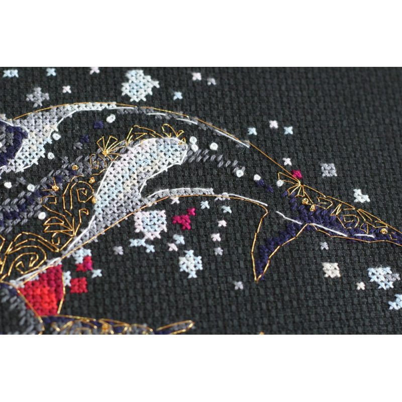 Cross-stitch kits Killer whales