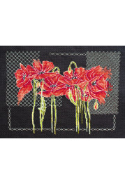 Cross-stitch kits Poppies