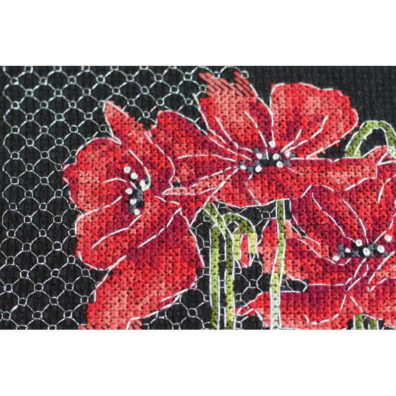 Cross-stitch kits Poppies