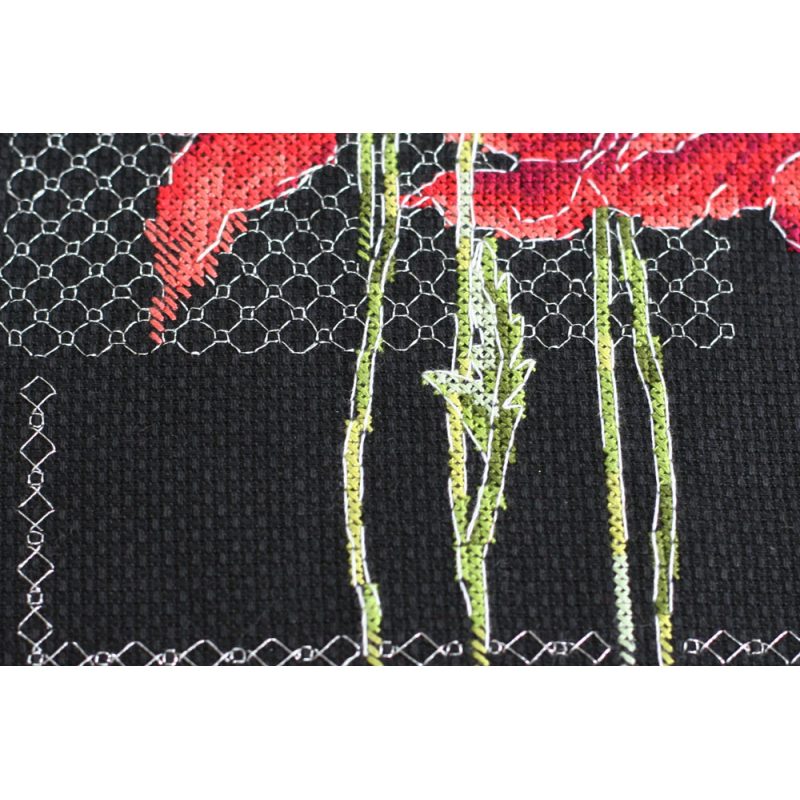 Cross-stitch kits Poppies