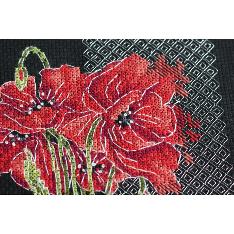 Cross-stitch kits Poppies
