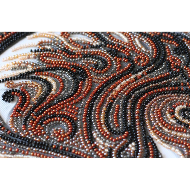 Main Bead Embroidery Kit Black Pegasus