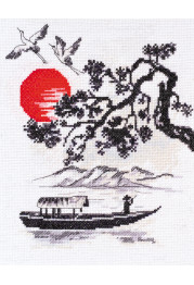 Cross-stitch kits In the rays of the sunset