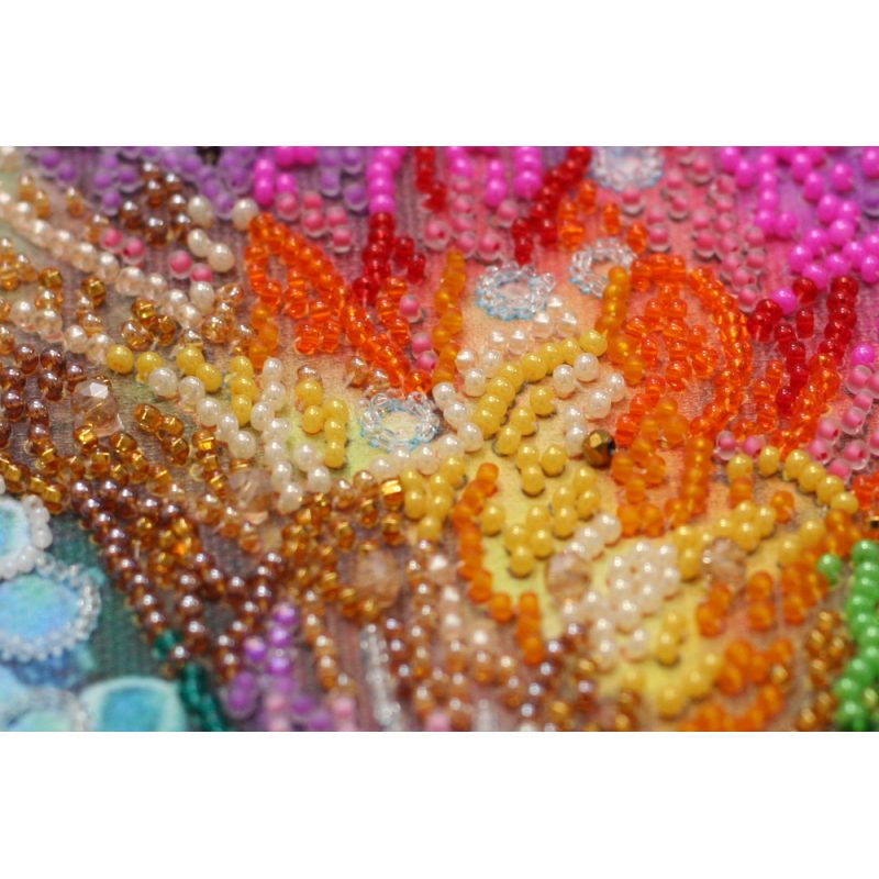 Main Bead Embroidery Kit Rainbow heart