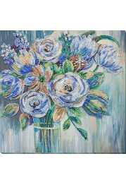 Main Bead Embroidery Kit Pastel bouquet