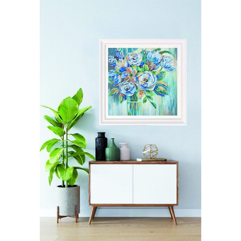 Main Bead Embroidery Kit Pastel bouquet
