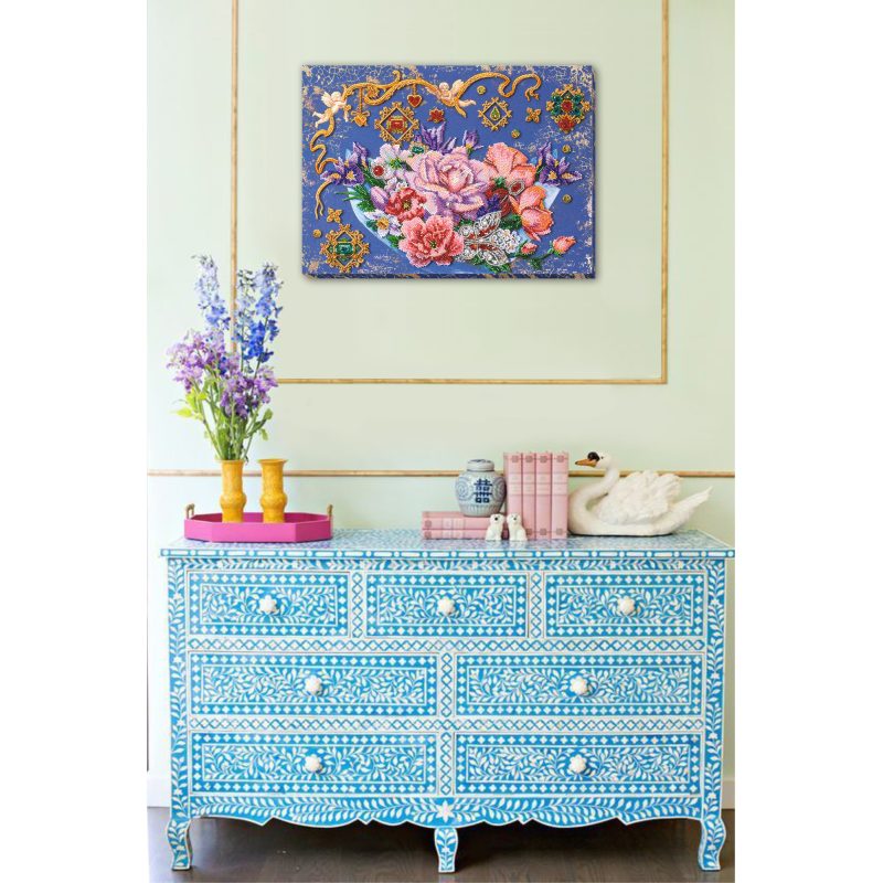 Main Bead Embroidery Kit Magic flowers