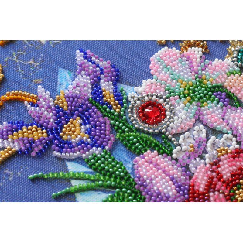 Main Bead Embroidery Kit Magic flowers