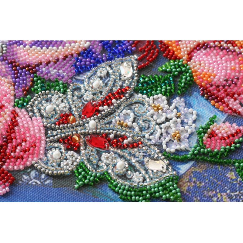 Main Bead Embroidery Kit Magic flowers