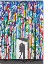 Main Bead Embroidery Kit Rain for lovers