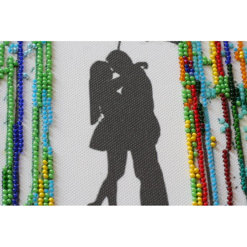 Main Bead Embroidery Kit Rain for lovers