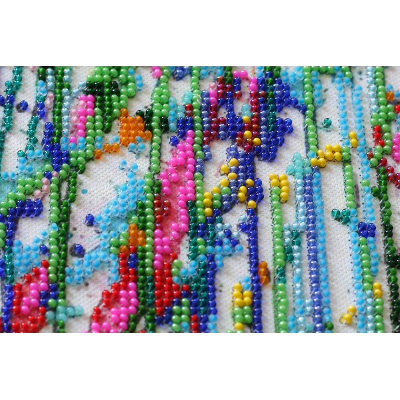 Main Bead Embroidery Kit Rain for lovers