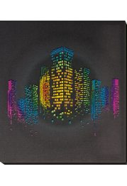 Main Bead Embroidery Kit Night in the city