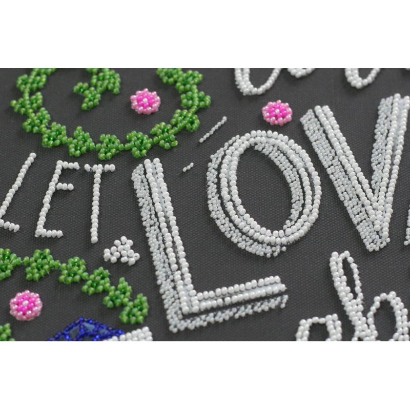 Main Bead Embroidery Kit Love in the house