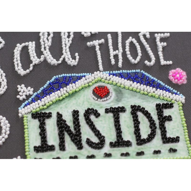 Main Bead Embroidery Kit Love in the house