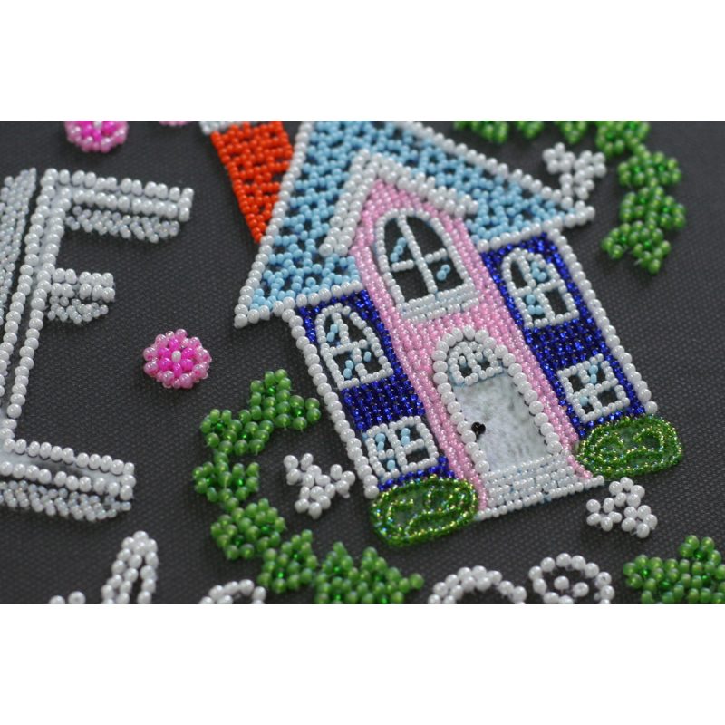Main Bead Embroidery Kit Love in the house