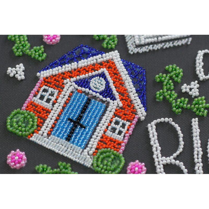 Main Bead Embroidery Kit Love in the house