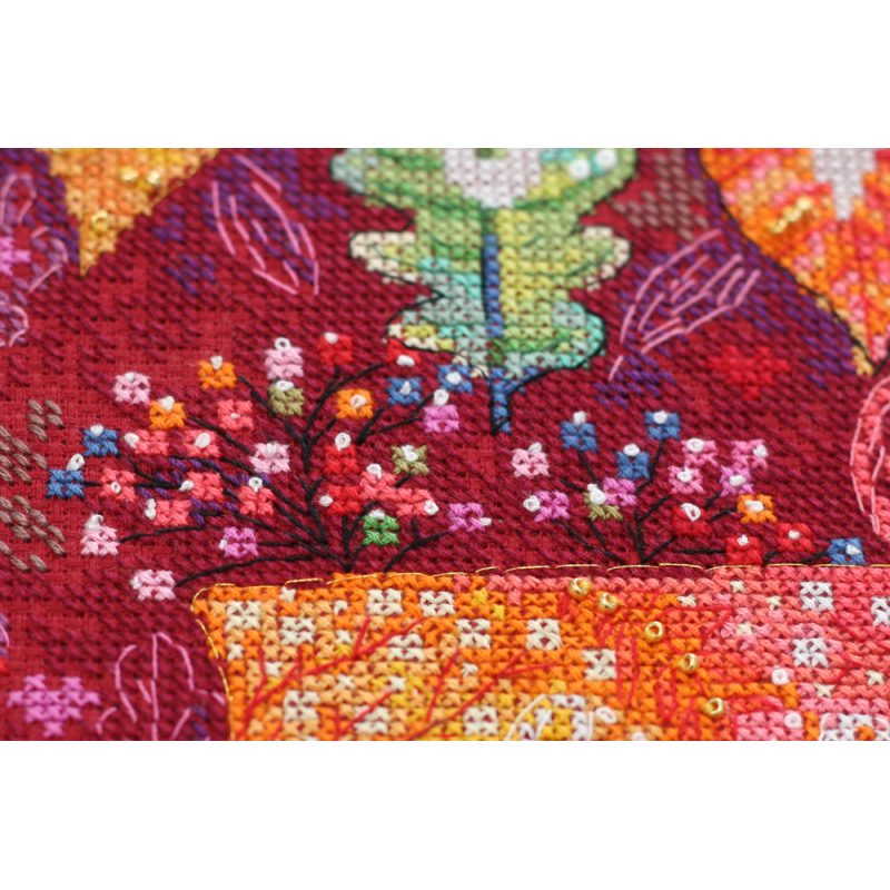 Cross-stitch kits Colorful autumn