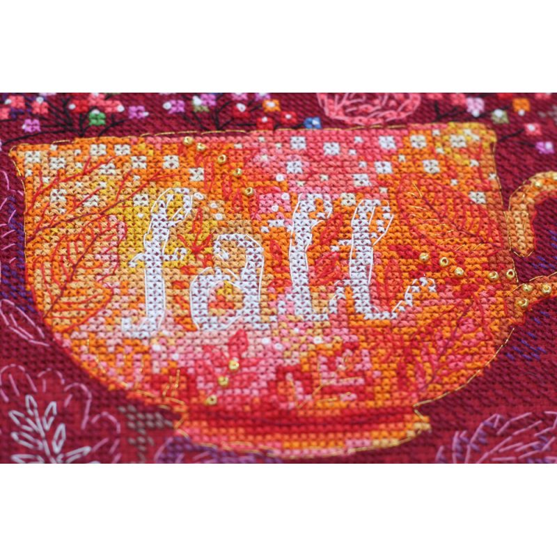 Cross-stitch kits Colorful autumn