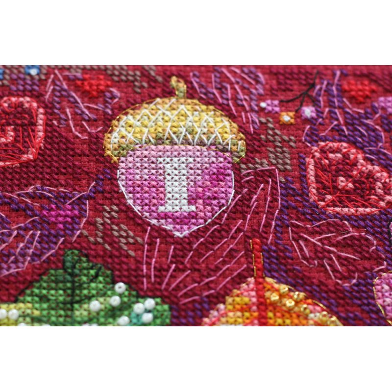 Cross-stitch kits Colorful autumn