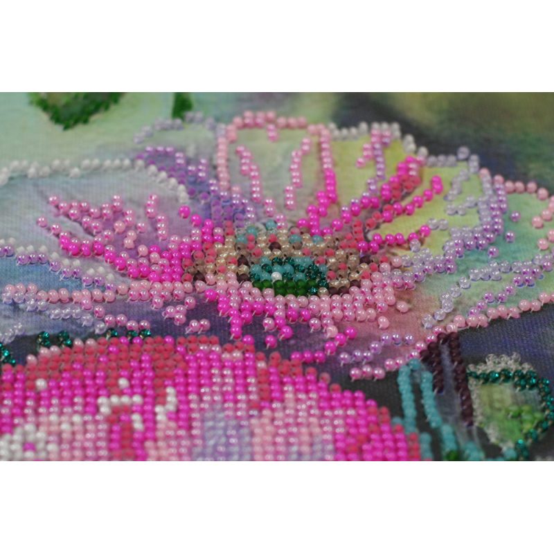 Main Bead Embroidery Kit Delicate poppies