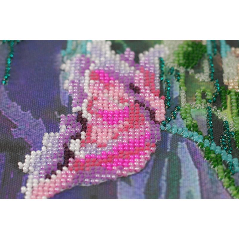 Main Bead Embroidery Kit Delicate poppies