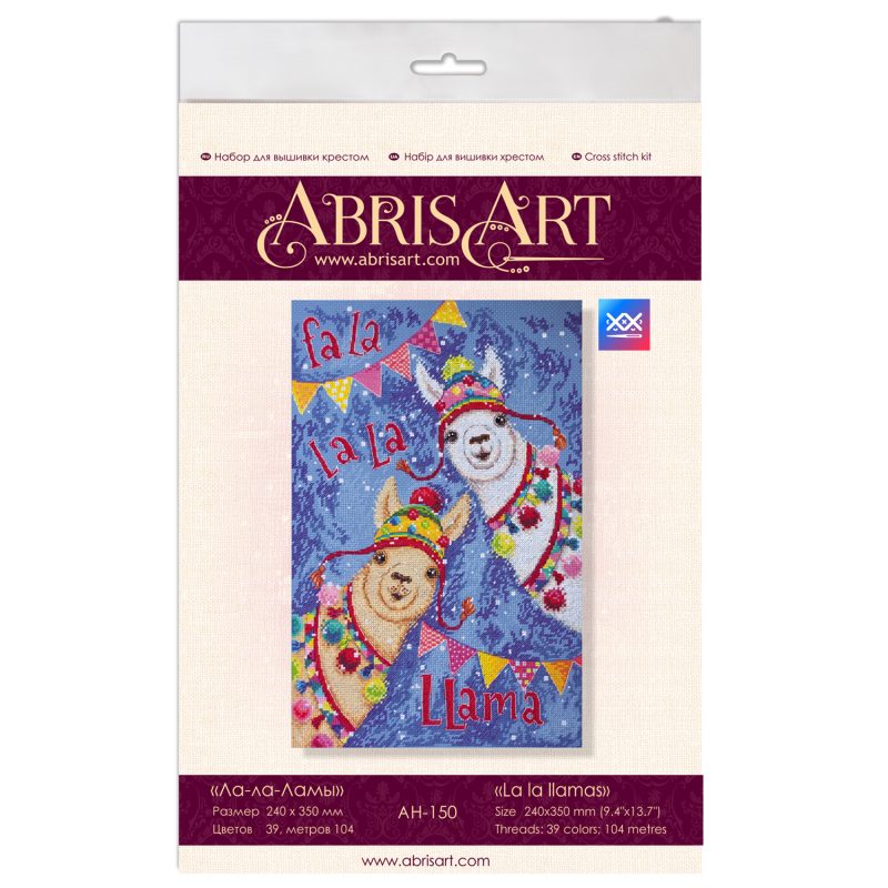 Cross-stitch kits La la llamas