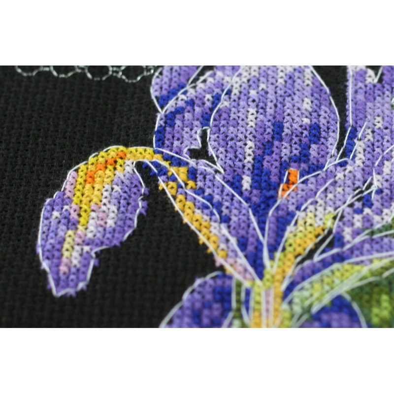 Cross-stitch kits Japanese irises