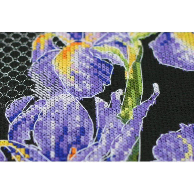 Cross-stitch kits Japanese irises