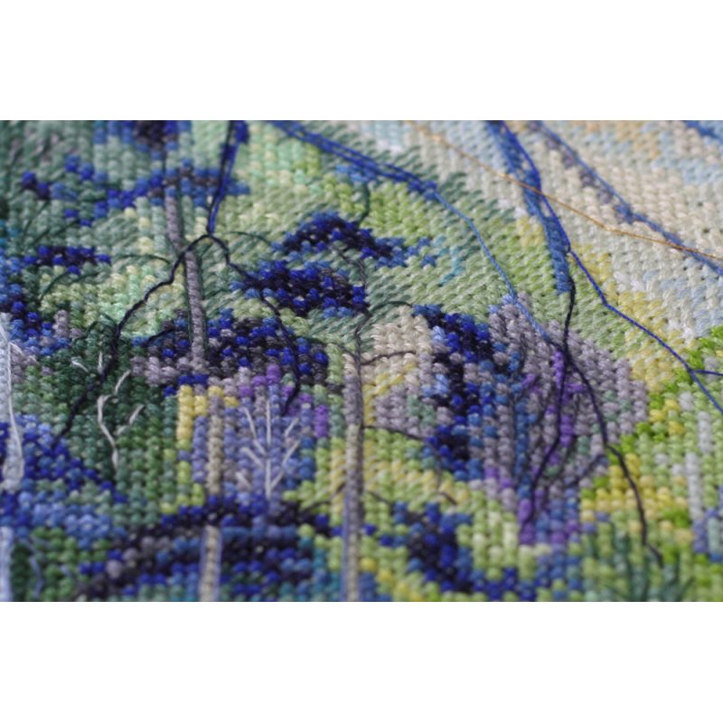 Cross-stitch kits Dawn over the river