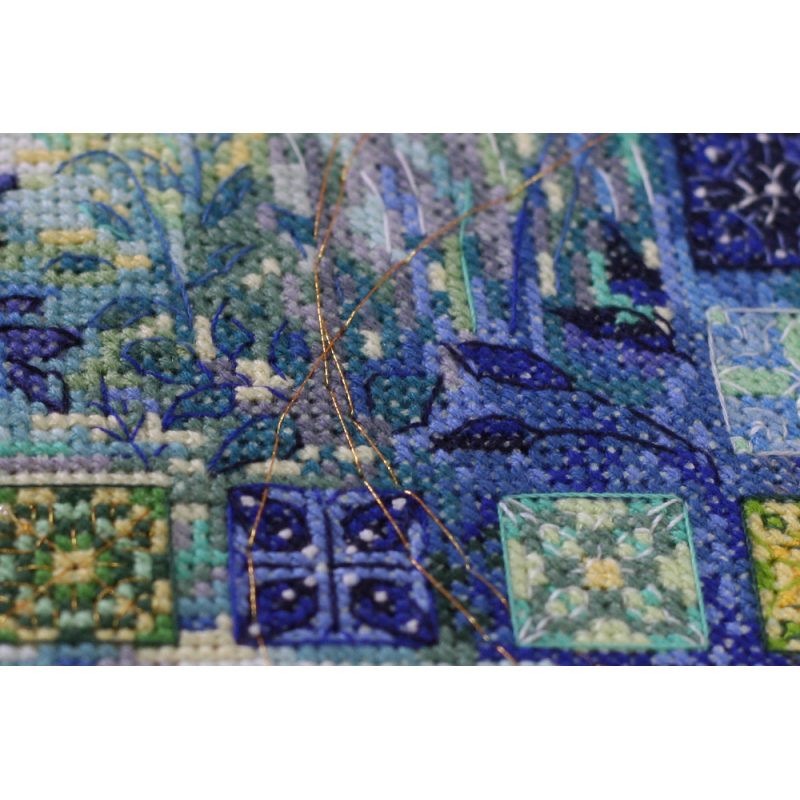 Cross-stitch kits Dawn over the river