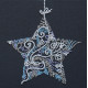 Mini Bead embroidery kit Lace star