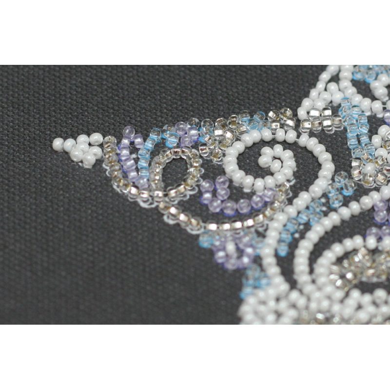 Mini Bead embroidery kit Lace star