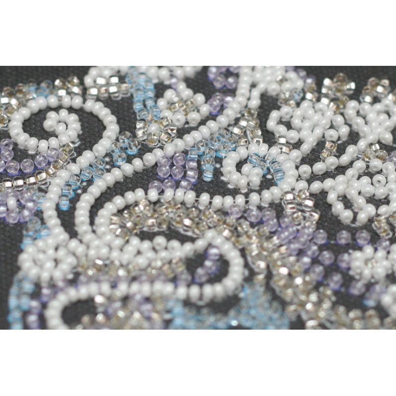 Mini Bead embroidery kit Lace star
