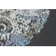 Mini Bead embroidery kit Lace heart