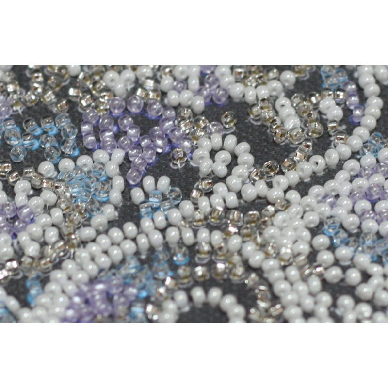 Mini Bead embroidery kit Lace heart