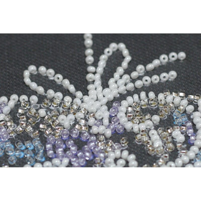 Mini Bead embroidery kit Lace heart